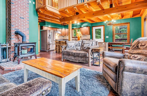 Bryant Pond House | Dog-friendly house among the trees near skiing with wood stove & washer/dryer