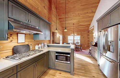 North Lake George House | Dog-friendly house w/gas fireplace, bbq grill, balcony, w/d, wifi, Roku TV