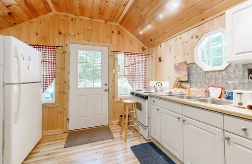 Kents Hill House | Dog-friendly house with water sports gear, firepit, grill, & enclosed yard