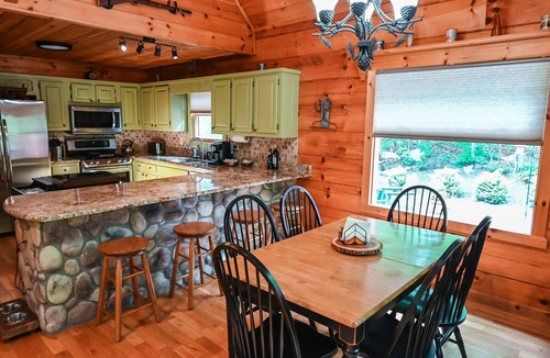 Morganton Cabin | Dog-Friendly Retreat Hot Tub Game Room Near Lake Blue Ridge