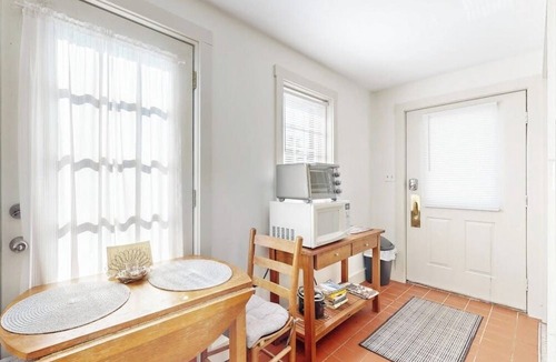 Wiscasset House | Downtown, ground floor studio near the ocean w/patio, outdoor dining area & more