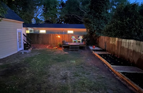 High Point House | Downtown High Point. Private back yard with patio. Home gym.