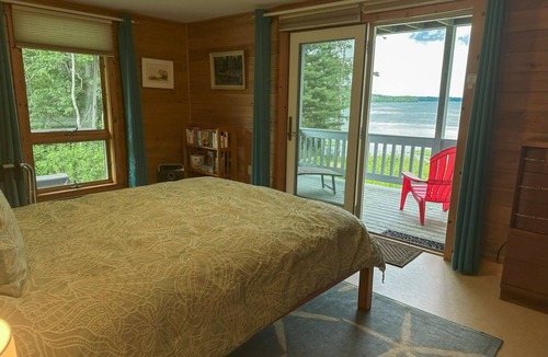 Trenton Apartment | Eco-friendly butterfly haven, waterview, pets, near Acadia National Park