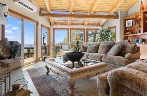 Rockport House | Elegant ocean view home with breathtaking views, private hot tub & large deck