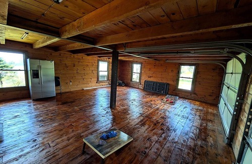 Belleville Cabin | Enjoy a beautiful log cabin overlooking Belleville, PA with stunning views