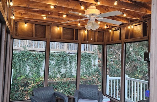 Lake Lure House | Fabulous 2-bedroom house with Boathouse and Screened Porch on charming Lake Lure