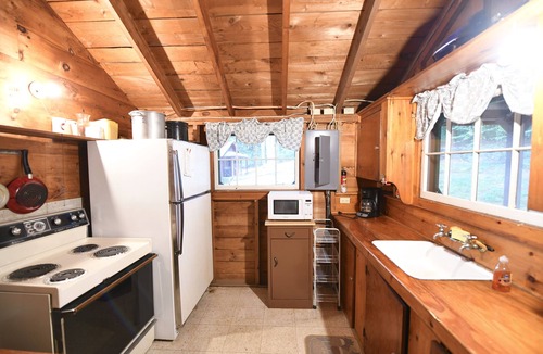 South Casco House | Family compound on Thomas Pond featuring main house and two small cottages.
