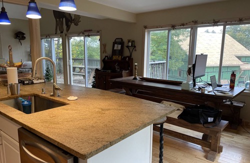 Bridgton Cabin | Family Vacation Home on Pleasant Mountain; walk to Ski Trails!