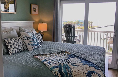 Rockport Condo | Fantastic water view from comfortable cozy condo