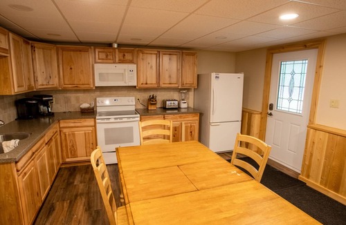 Saint David Cabin | Four-Bedroom LakeFront Unit on Long Lake!
