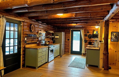 Newfield Cabin | Four Gorges at Fisher Woods: A Log Cabin for Nature Lovers in the Finger Lakes