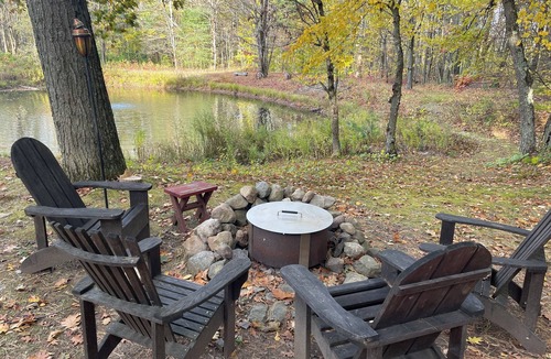 Newfield Cabin | Four Gorges at Fisher Woods: A Log Cabin for Nature Lovers in the Finger Lakes