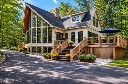 Sunday River Area House | FunHouse: Walk to Ski Trails! Hot Tub, Game Room, Ultimate Kitchen