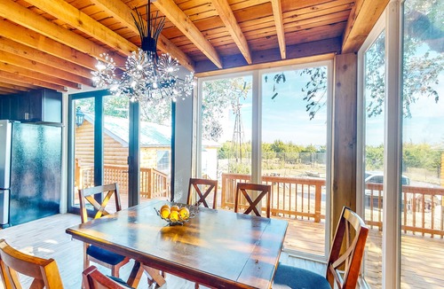 Princeton Cabin | Gated ranch home on 5 acres with Lavon Lake access, ATV trails, petting zoo