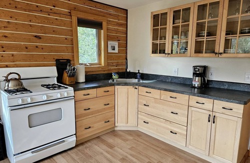 McCarthy House | Gorgeous Log Cabin with Incredible Views from the Private Deck in McCarthy, Alaska