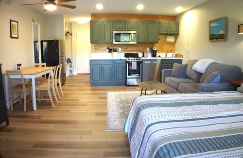 Granby Apartment | GREAT Value! Classy Comfortable King Bed Studio, Sleeps 4!