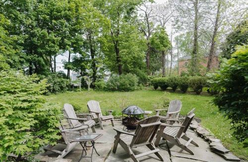 Geneva House | Historic 98 Fire Pit Game Room & Dog Friendly
