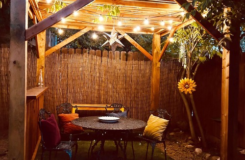 Downtown Santa Fe House | Historic and stylish downtown Railyard Adobe