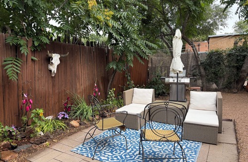 Downtown Santa Fe House | Historic and stylish downtown Railyard Adobe