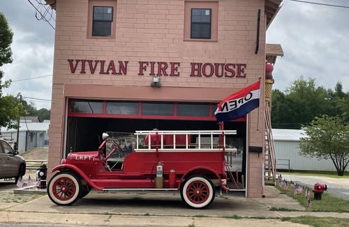 Vivian House | Historic Fire Station- in the middle of small-town American!