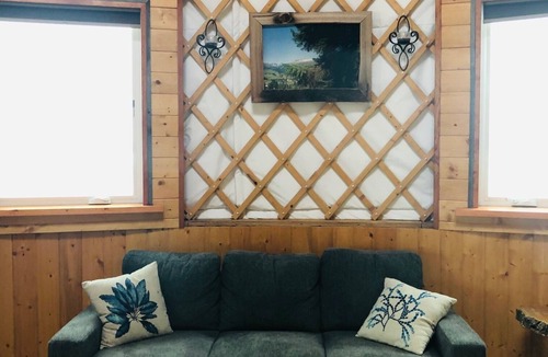 Fritz Creek House | Homer Nordic Yurt-Modern living in rustic style! Front door hiking, sking, more!