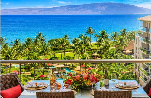 Honokowai Apartment | Honua Kai Villas Ocean View 8 BR Sleeps 22 Great for Families Complimentary Car with 6 Nights HKK ML-1457 by KBM