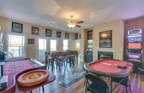 Blairsville House | Hot Tub, Arcade & Casino! Blue Ridge Mtn Mansion