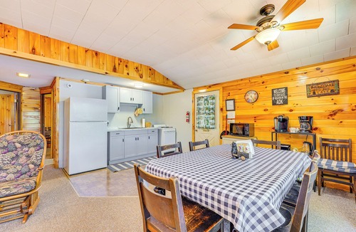 Inlet Cabin | Inlet Lakefront Home: Private Dock & Beach Access!
