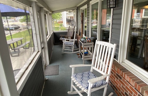 Conneaut Lakeshore House | Lake front cottage recently remodeled w/private dock and optional pontoon boat.