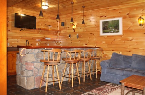 Lake George Cabin | Lake George Cabin Retreat - Firepit, Games, Minutes from Lake & Village!