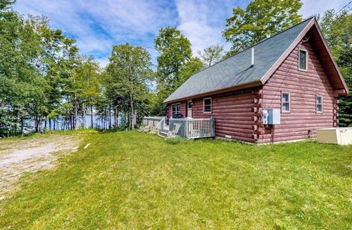Greenville Cabin | Lakefront cabin on First Roach Pond with dock, lake view & firepit- dog-friendly