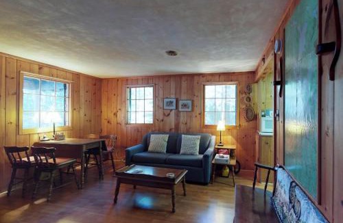 Greenville Junction House | Lakefront cabin with private dock & beach access