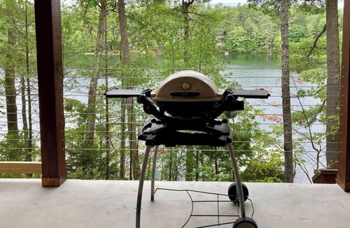 Oxford Cabin | Lakefront home with lovely lake views - one mile from the casino