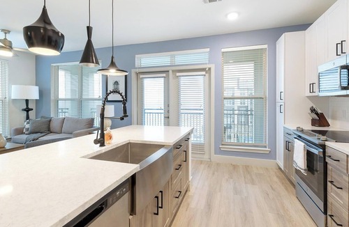 Garland Apartment | Landing | Stylish 2BD, Clubhouse, Gym