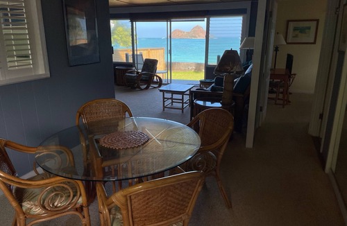 Lanikai House | Lanikai Ocean Front Duplex Bungalow. AMAZING Location. Private ocean steps.