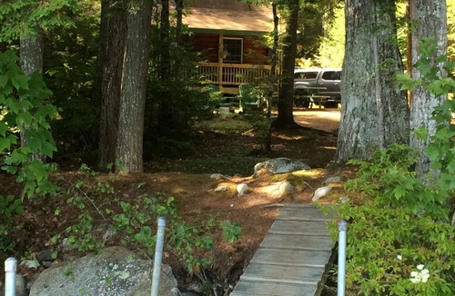Bridgton Cabin | Log Cabin on Pristine Quiet Maine Pond