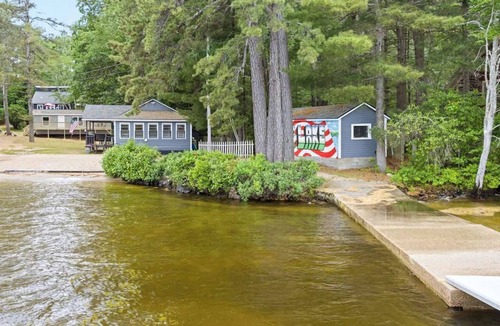 Naples Cabin | Long Lake Cabin: Shared Beach, Grill, Porch