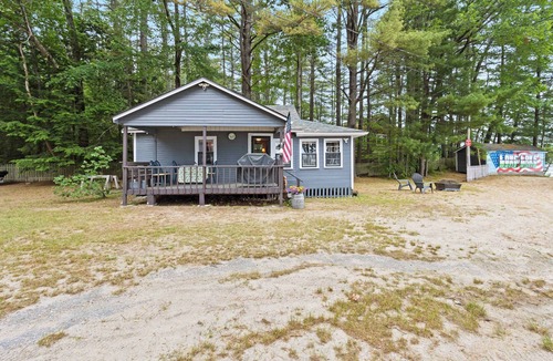 Naples Cabin | Long Lake Cabin: Shared Beach, Grill, Porch