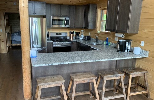 Gilead Cabin | Luxury Cabin nr Sunday River: Mtn Views, Hot Tub, Ski Hike ATV