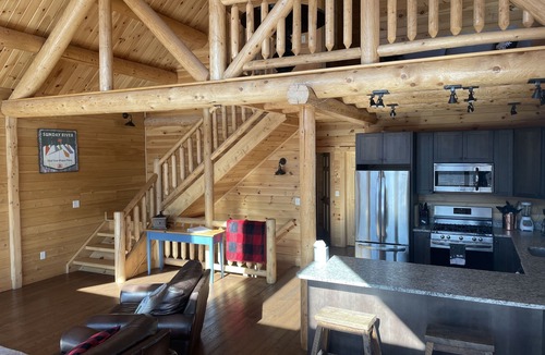 Gilead Cabin | Luxury Cabin nr Sunday River: Mtn Views, Hot Tub, Ski Hike ATV
