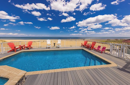 Sandbridge House | Luxury Multi-Level Oceanfront- Salt Water POOL- Heated Option &SPA, PET Friendly