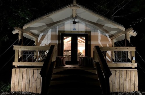 Golden RV Rental | Luxury Tent Rental Perfect for Glamping in Oklahoma