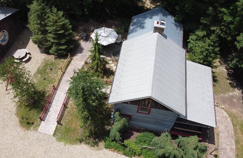 Burton Cabin | Ma & Pa's "Wild at Heart" Cabin Outdoor Bath Trail Firepit Parks & Wineries