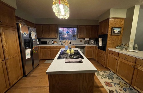 Waveland Cabin | Magical lake house cabin on Blue Mtn Lake with Mt. Magazine views. Pet Friendly!
