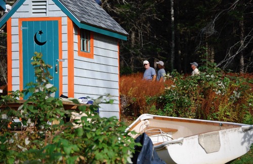 Isle of Springs Cabin | Mid-Coast Maine Island Boathouse: a Kayaker's Dream.