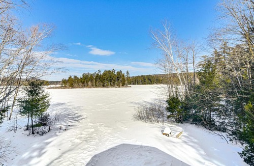 Bridgton House | Million-Dollar View: Waterfront Cabin in Bridgton!