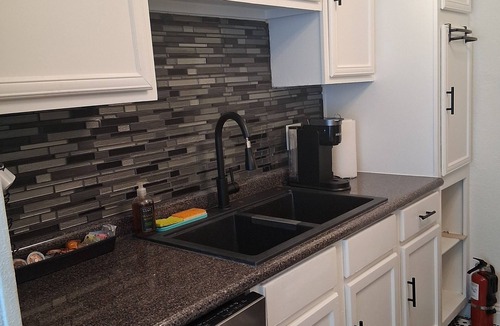 Vickery Meadow Condo | Modern 2 bedroom with 2 fire places and a 9 mile walking/biking trail