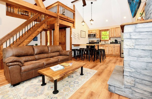 Lake George Cabin | Modern and Spacious Cabin w/Firepit - Walkable to Beach & Close to Town!