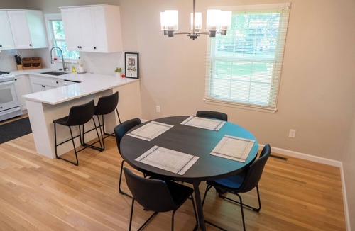 Hudson House | Modern retreat located across from WRA and steps from downtown Hudson.