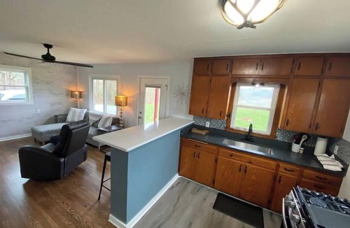 Springdale House | Moonlight on the White- Fayetteville river cabin